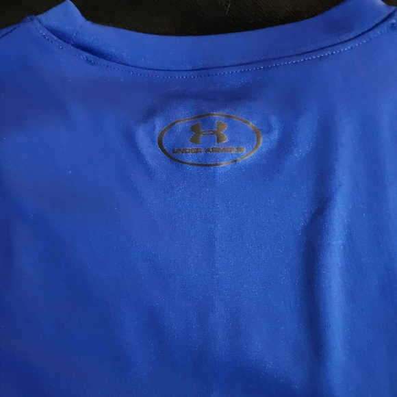 Under Armour Long Sleeve Shirt | Youth Medium | Blue - Picture 4 of 6